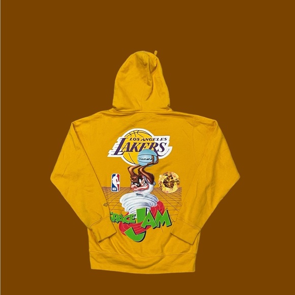 Diamond Supply x NBA Lakers Taz Manian Devil Hoodie NWOT - Picture 2 of 3
